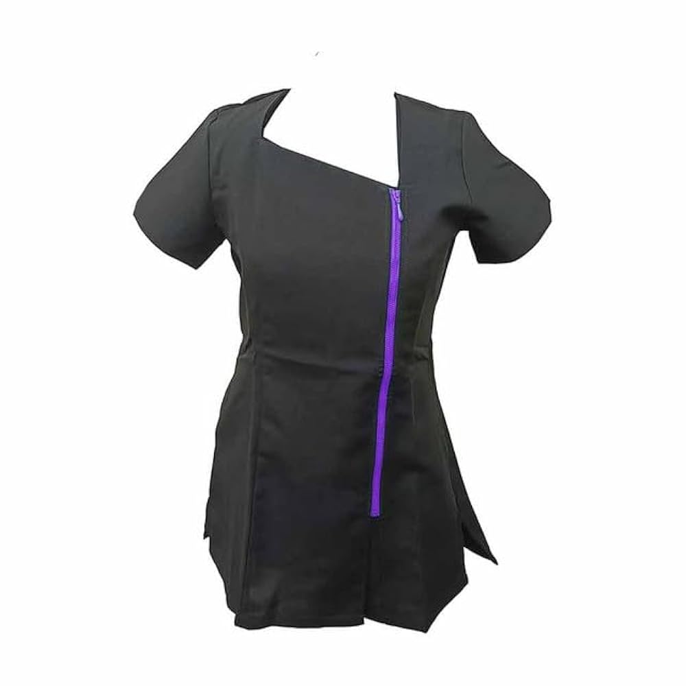 IBEX TN4FZ Front Zipper Beauty Tunics Spa Salon Beautician Tunic Nail Massage Therapist Health Work Uniform