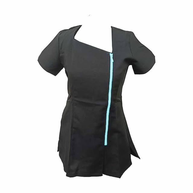 IBEX TN4FZ Front Zipper Beauty Tunics Spa Salon Beautician Tunic Nail Massage Therapist Health Work Uniform