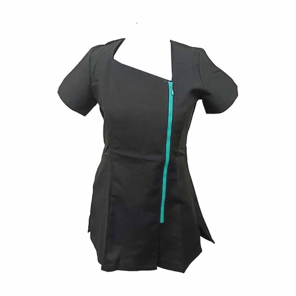 IBEX TN4FZ Front Zipper Beauty Tunics Spa Salon Beautician Tunic Nail Massage Therapist Health Work Uniform