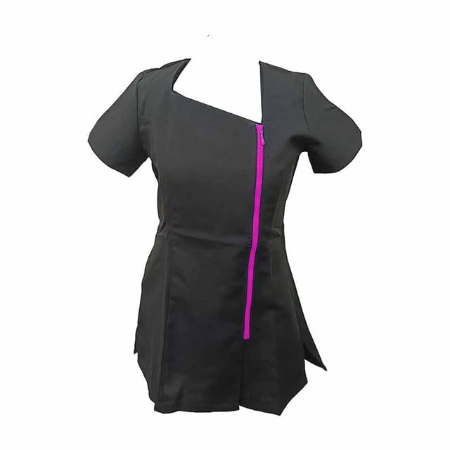 IBEX TN4FZ Front Zipper Beauty Tunics Spa Salon Beautician Tunic Nail Massage Therapist Health Work Uniform