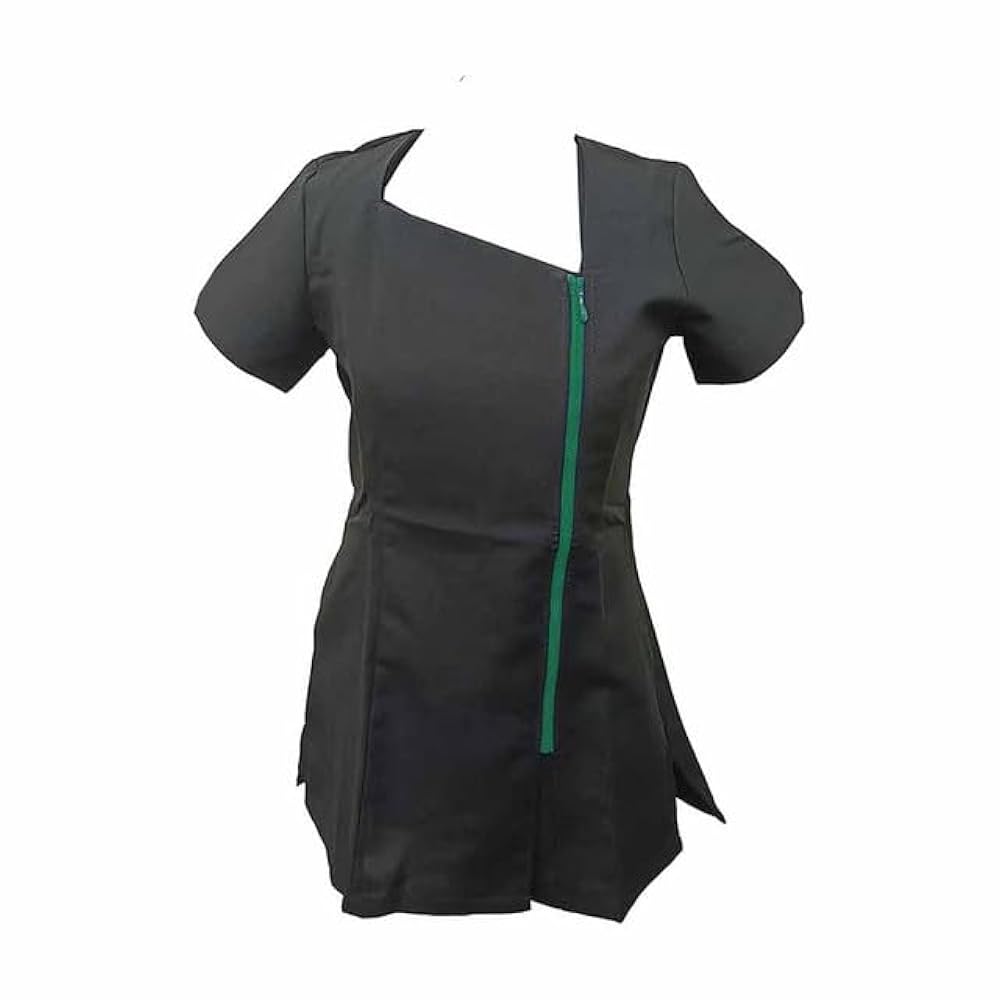 IBEX TN4FZ Front Zipper Beauty Tunics Spa Salon Beautician Tunic Nail Massage Therapist Health Work Uniform